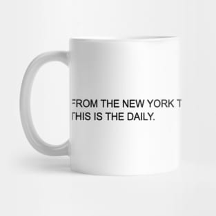 From the New York Times: The Daily Mug
